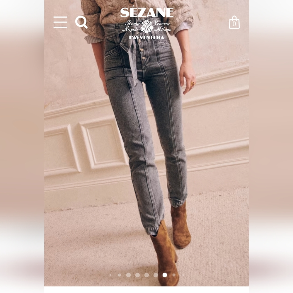 Sezane Maxime Trouser size 38 US 6